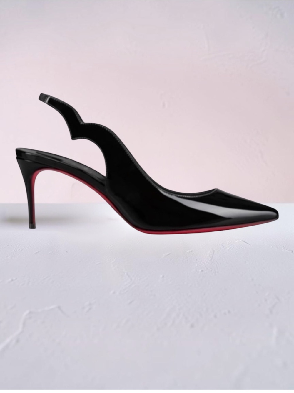 CHRISTIAN LOUBOUTIN Hot Chick Sling  Patent Leather Pump